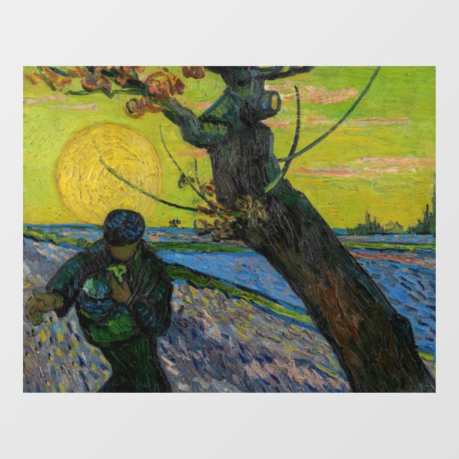 Vincent van Gogh - Die Dusche Fensteraufkleber (Blatt)
