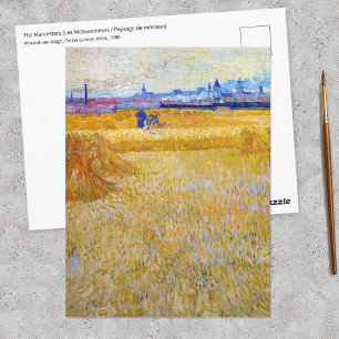 Vincent van Gogh - Die Erntearbeiter Postkarte