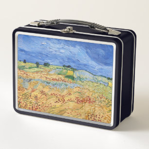 Vincent van Gogh - Die Felder / Ebene bei Auvers Metall Brotdose
