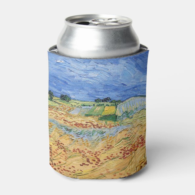 Vincent van Gogh - Die Felder / Schlicht bei Auver Dosenkühler (Kanne Vorderseite)