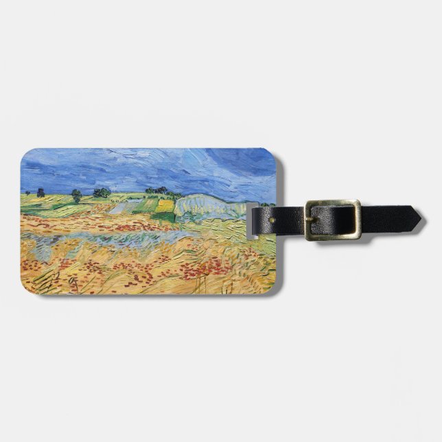 Vincent van Gogh - Die Felder / Schlicht bei Auver Gepäckanhänger (Vorderseite horizontal)