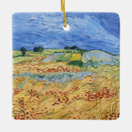 Vincent van Gogh - Die Felder / Schlicht bei Auver Keramikornament