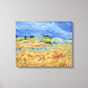 Vincent van Gogh - Die Felder / Schlicht bei Auver Leinwanddruck