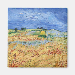 Vincent van Gogh - Die Felder / Schlicht bei Auver Magnet