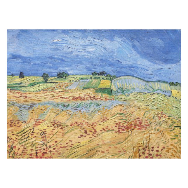 Vincent van Gogh - Die Felder / Schlicht bei Auver Tischdecke (Vorderseite (Horizontal))
