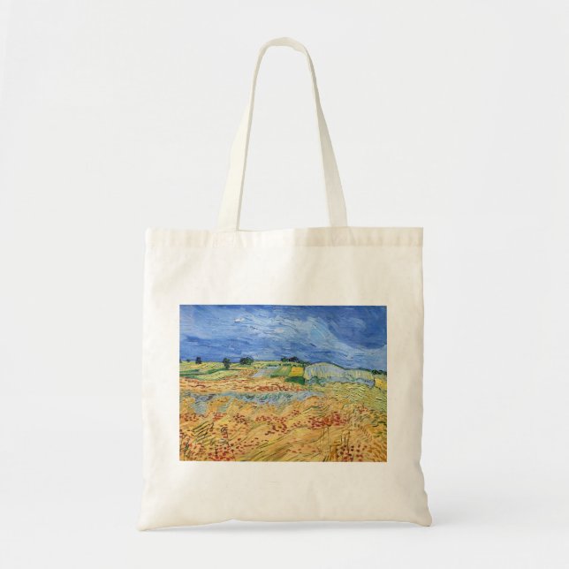 Vincent van Gogh - Die Felder / Schlicht bei Auver Tragetasche (Vorne)