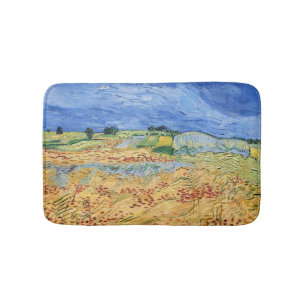 Vincent van Gogh - Die Felder / Weizenfelder Badematte