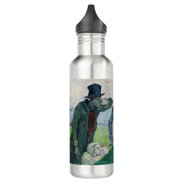Vincent van Gogh - Die Getränke nach Daumier Edelstahlflasche (Links)