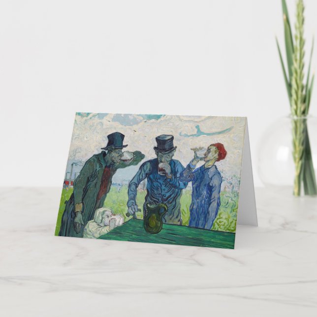 Vincent van Gogh - Die Getränke nach Daumier Karte (Vorderseite)