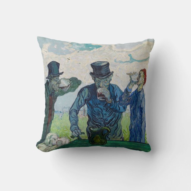 Vincent van Gogh - Die Getränke nach Daumier Kissen (Vorderseite)
