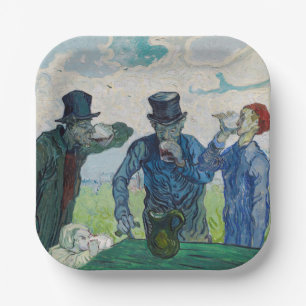 Vincent van Gogh - Die Getränke nach Daumier Pappteller