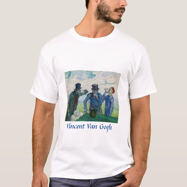 Vincent van Gogh - Die Getränke nach Daumier T-Shirt (Vorderseite)