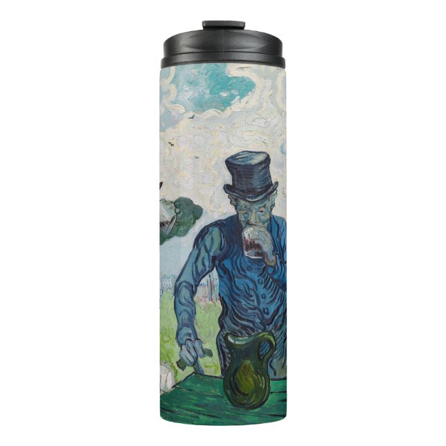 Vincent van Gogh - Die Getränke nach Daumier Thermosbecher (Vorderseite)