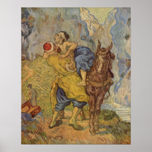 Vincent Van Gogh die gute samaritanische Malerei P Poster