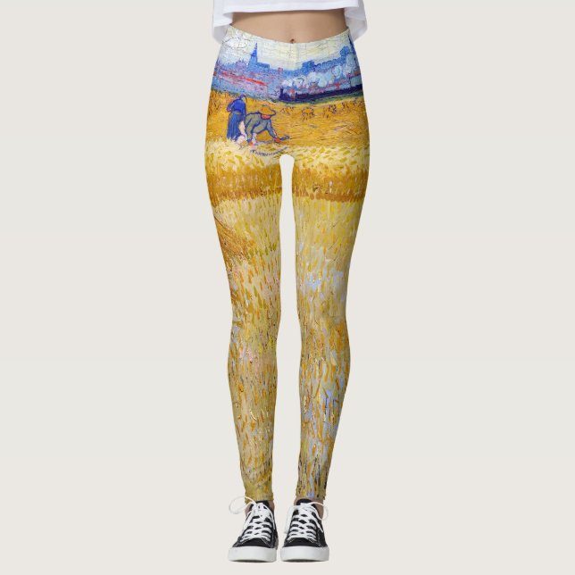 Vincent van Gogh - Die Harvesters Leggings (Vorderseite)