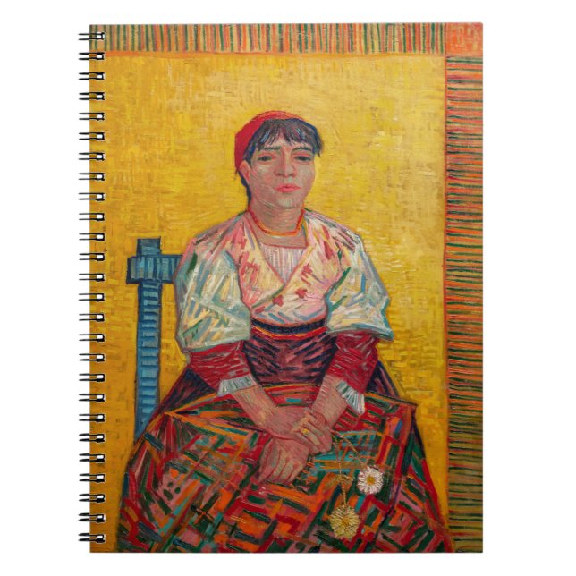 Vincent Van Gogh - Die italienische Frau Notizblock (Vorderseite)