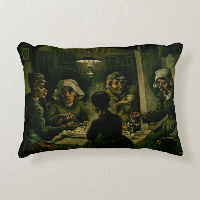 Vincent van Gogh - Die Kartoffelessen Dekokissen (Vorderseite)
