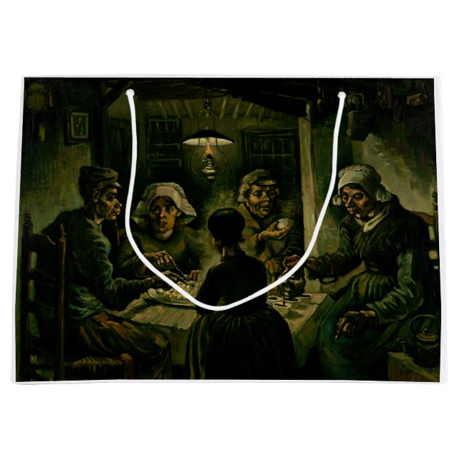 Vincent van Gogh - Die Kartoffelessen Große Geschenktüte (Vorderseite)
