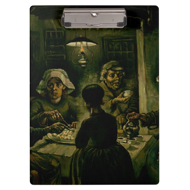 Vincent van Gogh - Die Kartoffelessen Klemmbrett (Vorderseite)