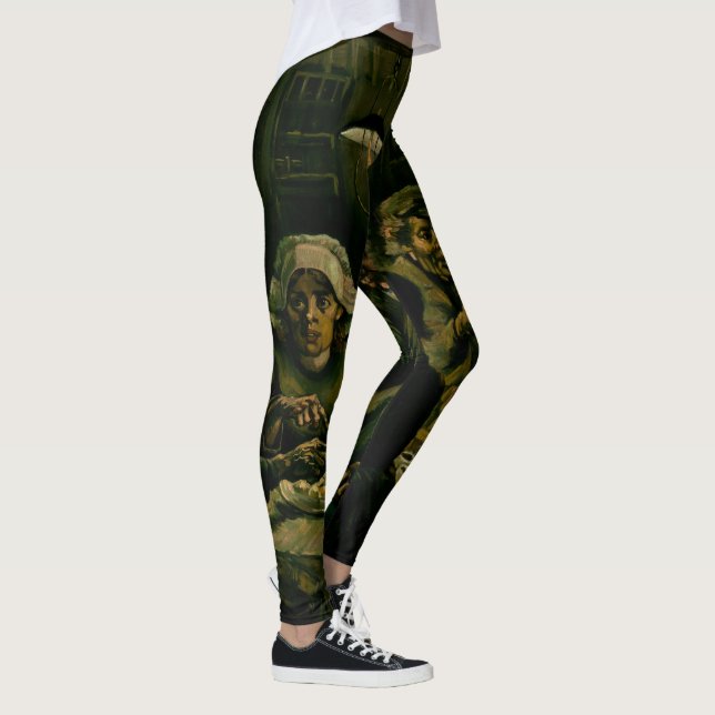 Vincent van Gogh - Die Kartoffelessen Leggings (Rechts)