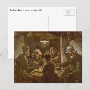 Vincent van Gogh - Die Kartoffelessen Postkarte