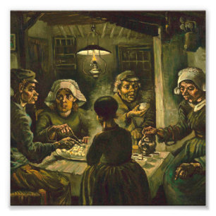 Vincent Van Gogh - Die Kartoffelesser AprilMai Fotodruck