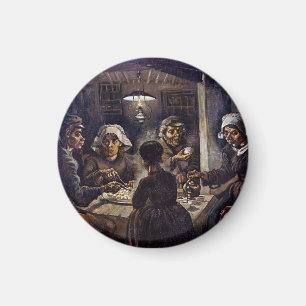 Vincent Van Gogh Die Kartoffelesser Feine Kunst Magnet