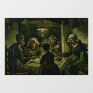 Vincent van Gogh - Die Kartoffelesser Fensteraufkleber