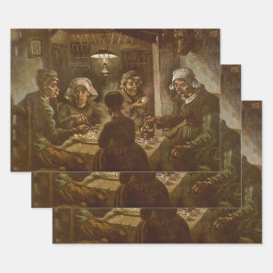 Vincent van Gogh - Die Kartoffelesser Geschenkpapier Set