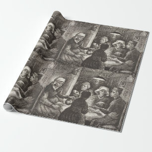 Vincent Van Gogh Die Kartoffelesser Lithografie Geschenkpapier