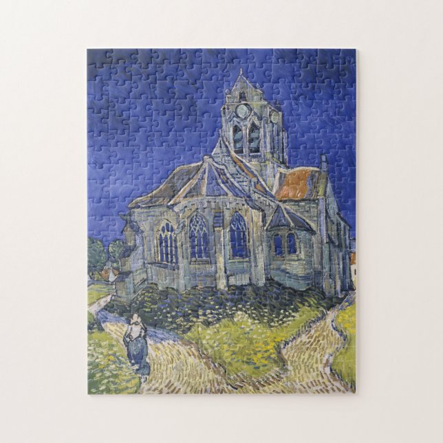 Vincent Van Gogh, Die Kirche in Auvers (Vertikal)
