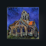 Vincent Van Gogh - Die Kirche in Auvers Button<br><div class="desc">Mit Öl auf Leinwand aus dem Jahr 1890 malte Van Gogh dies, nachdem er das Asyl in Saint-Rémy verlassen und nach Auvers-sur-Oise umgezogen hatte, um von Dr. Paul Gachet behandelt zu werden. Im Gegensatz zu ähnlichen Läden, bietet Art Lover's Cafe klassische, hochauflösende Kunstwerke, die sorgfältig restauriert, farblich ausgewogen und retuschiert...</div>