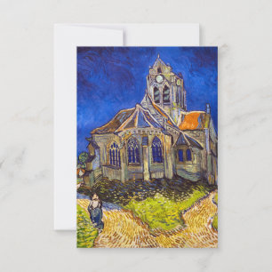 Vincent van Gogh - Die Kirche in Auvers Dankeskarte