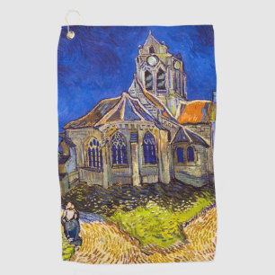 Vincent van Gogh - Die Kirche in Auvers Golfhandtuch