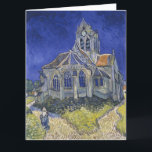 Vincent Van Gogh, Die Kirche in Auvers Karte<br><div class="desc">Vincent Van Gogh - Die Kirche in Auvers,  1890.</div>