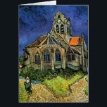 Vincent van Gogh - Die Kirche von Auvers<br><div class="desc">Die Kirche von Auvers (1890) von Vincent van Gogh ist ein Vintager Post-Impressionismus feiner Kunst architektonische religiöse Malerei. Eine Frau, die auf einem Weg zur Dorfkapelle spaziert, mit schönen Buntglasfenstern. Eine Szene der Alltagsarchitektur. Über den Künstler: Vincent Willem van Gogh (1853-1890) war ein postimpressionistischer Maler, dessen Werk besonders für seine...</div>