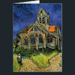 Vincent van Gogh - Die Kirche von Auvers<br><div class="desc">Die Kirche von Auvers (1890) von Vincent van Gogh ist ein Vintager Post-Impressionismus feiner Kunst architektonische religiöse Malerei. Eine Frau, die auf einem Weg zur Dorfkapelle spaziert, mit schönen Buntglasfenstern. Eine Szene der Alltagsarchitektur. Über den Künstler: Vincent Willem van Gogh (1853-1890) war ein postimpressionistischer Maler, dessen Werk besonders für seine...</div>