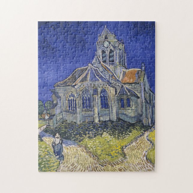 VINCENT VAN GOGH - Die Kirche von Auvers 1890 (Vertikal)