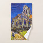 Vincent van Gogh - Die Kirche von Auvers Badhandtuch Set<br><div class="desc">Die Kirche in Auvers / l'Eglise à Auvers-sur-oise von Vincent Van Gogh im Jahre 1890</div>