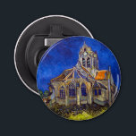 Vincent van Gogh - Die Kirche von Auvers Flaschenöffner<br><div class="desc">Die Kirche in Auvers / l'Eglise à Auvers-sur-oise von Vincent Van Gogh im Jahre 1890</div>