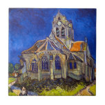 Vincent van Gogh - Die Kirche von Auvers Fliese<br><div class="desc">Die Kirche in Auvers / l'Eglise à Auvers-sur-oise von Vincent Van Gogh im Jahre 1890</div>