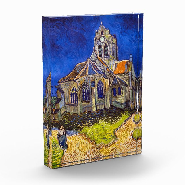 Vincent van Gogh - Die Kirche von Auvers Fotoblock (Links)