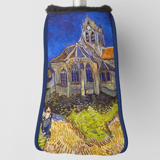 Vincent van Gogh - Die Kirche von Auvers Golf Headcover (Rotieren 90)
