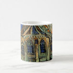 Vincent van Gogh - Die Kirche von Auvers Kaffeetasse<br><div class="desc">Die Kirche von Auvers (1890) von Vincent van Gogh ist ein Vintager Post-Impressionismus feiner Kunst architektonische religiöse Malerei. Eine Frau, die auf einem Weg zur Dorfkapelle spaziert, mit schönen Buntglasfenstern. Eine Szene der Alltagsarchitektur. Über den Künstler: Vincent Willem van Gogh (1853-1890) war ein postimpressionistischer Maler, dessen Werk besonders für seine...</div>