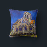 Vincent van Gogh - Die Kirche von Auvers Kissen<br><div class="desc">Die Kirche in Auvers / l'Eglise à Auvers-sur-oise von Vincent Van Gogh im Jahre 1890</div>