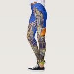 Vincent van Gogh - Die Kirche von Auvers Leggings<br><div class="desc">Die Kirche in Auvers / l'Eglise à Auvers-sur-oise von Vincent Van Gogh im Jahre 1890</div>