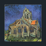 Vincent van Gogh - Die Kirche von Auvers Magnet<br><div class="desc">Die Kirche von Auvers (1890) von Vincent van Gogh ist ein Vintager Post-Impressionismus feiner Kunst architektonische religiöse Malerei. Eine Frau, die auf einem Weg zur Dorfkapelle spaziert, mit schönen Buntglasfenstern. Eine Szene der Alltagsarchitektur. Über den Künstler: Vincent Willem van Gogh (1853-1890) war ein postimpressionistischer Maler, dessen Werk besonders für seine...</div>