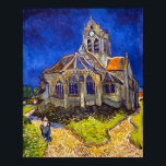 Vincent van Gogh - Die Kirche von Auvers Poster<br><div class="desc">Die Kirche in Auvers / l'Eglise à Auvers-sur-oise von Vincent Van Gogh im Jahre 1890</div>