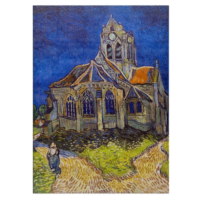Vincent van Gogh - Die Kirche von Auvers Schneidebrett (Von Creator hochgeladen)