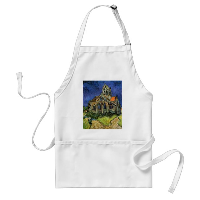 Vincent van Gogh - Die Kirche von Auvers Schürze (Vorne)